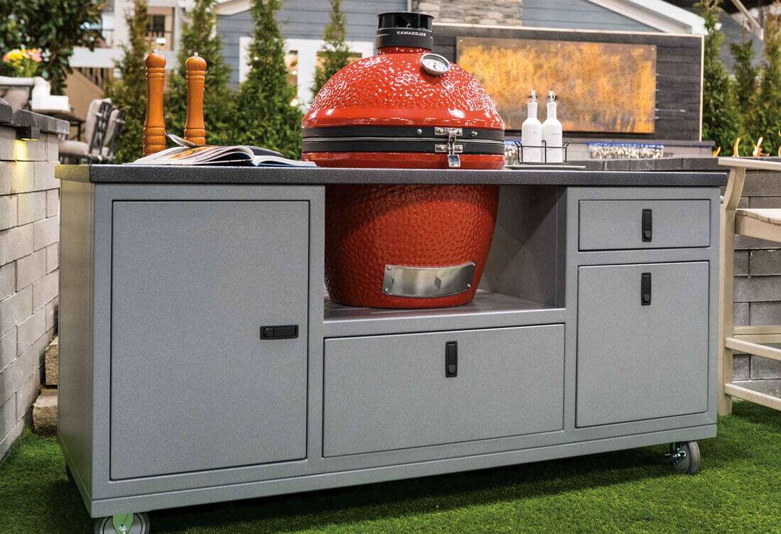 Rock Run Industries Aluminum Grill Cart