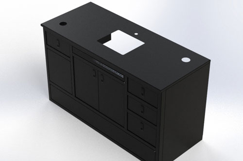 Rock Run Industries RV Parts Base Cabinet