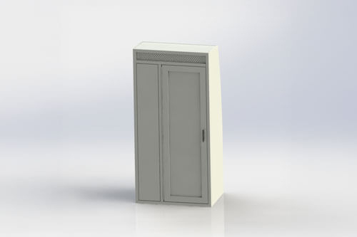 Rock Run Industries RV Parts Floor to Ceiling Cabinet Aluminum Cabinets